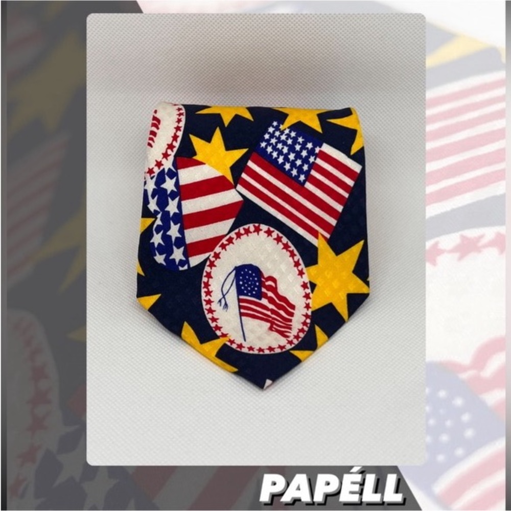 EUC Vintage Papéll Americana Motif Tie